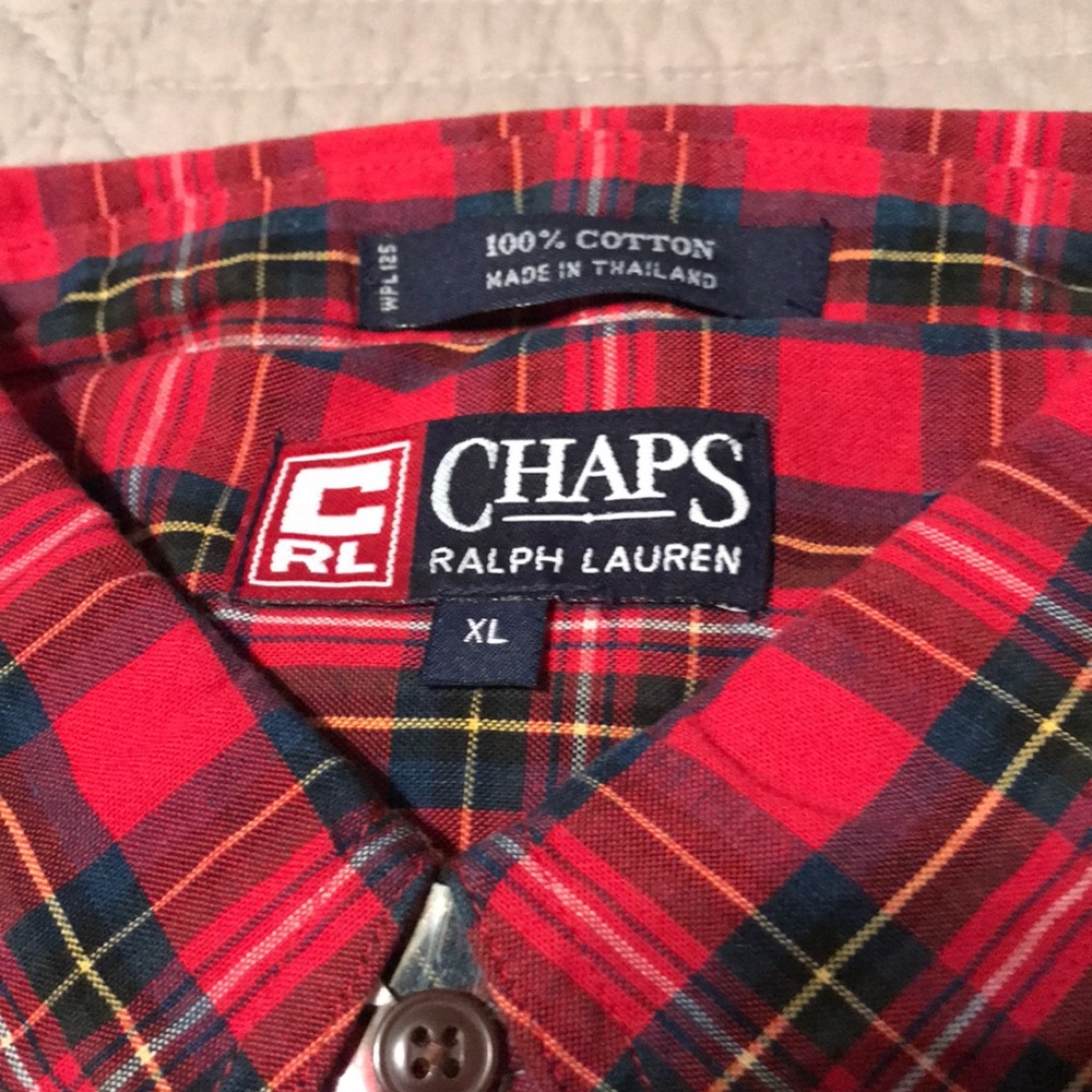 Ralph Lauren Chaps men’s short sleeved button down. - Picture 2 of 2